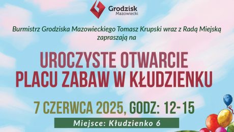 otwarcie placu zabaw Kłudzienko